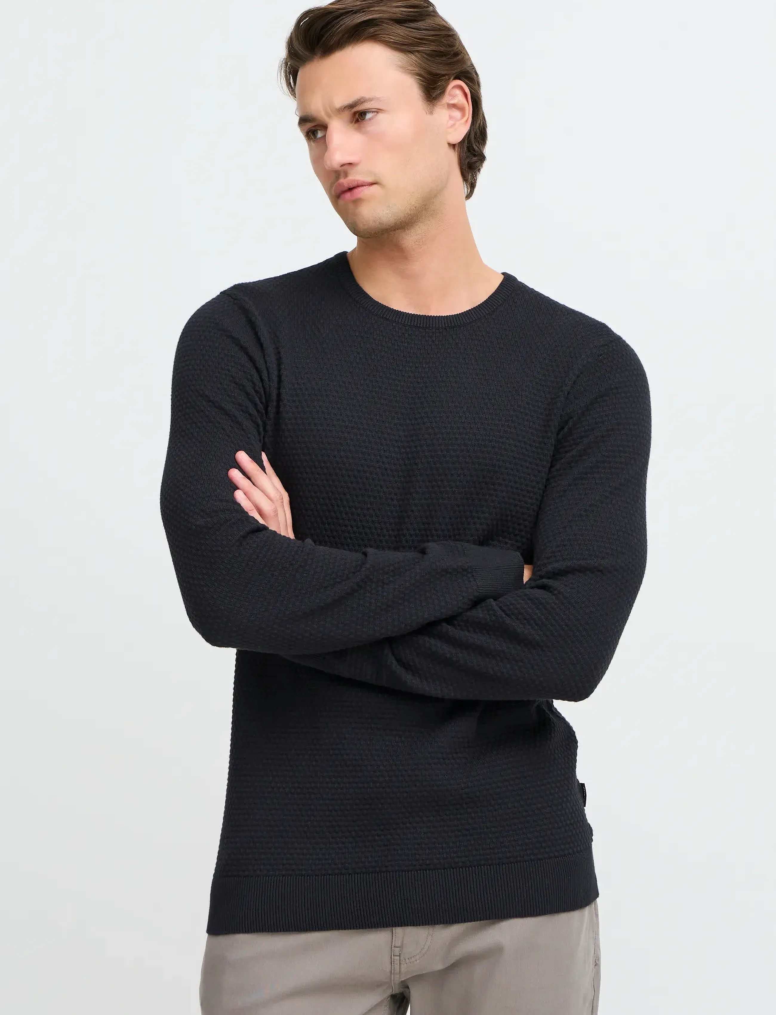 Blend - BHREDHILL CREWNECK - rundhals - black - 3