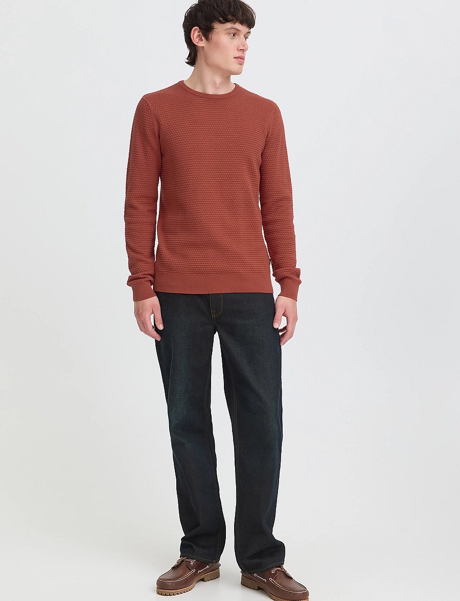Blend - BHREDHILL CREWNECK - rundhals - cinnabar - 0