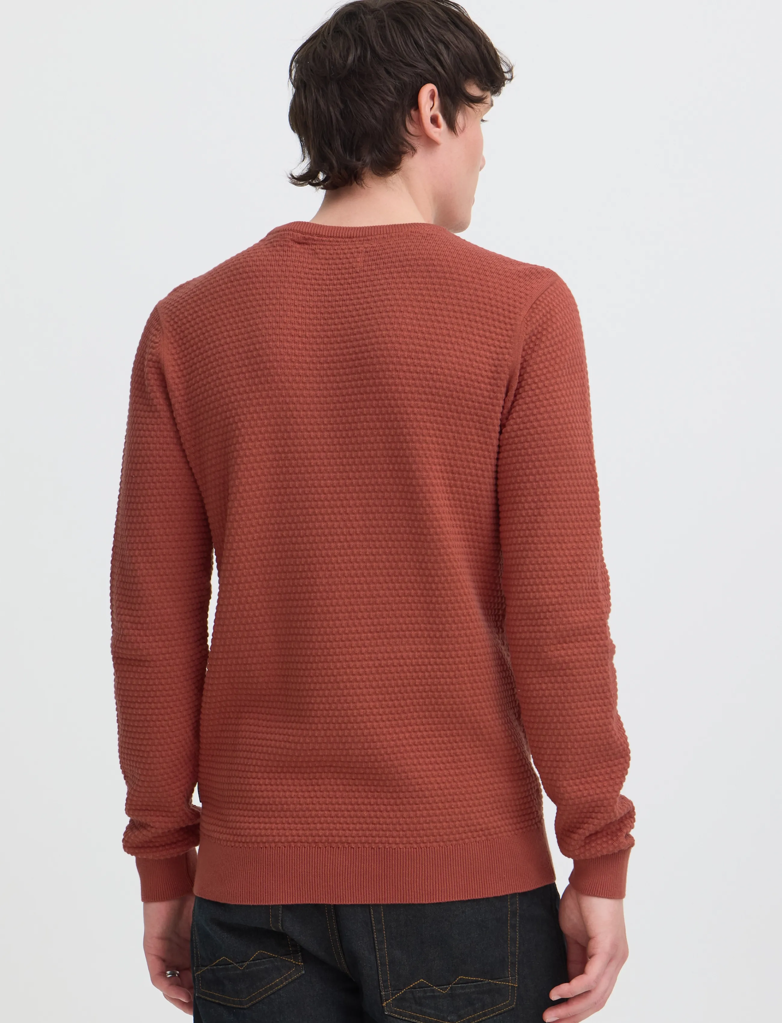 Blend - BHREDHILL CREWNECK - rundhalsad - cinnabar - 3