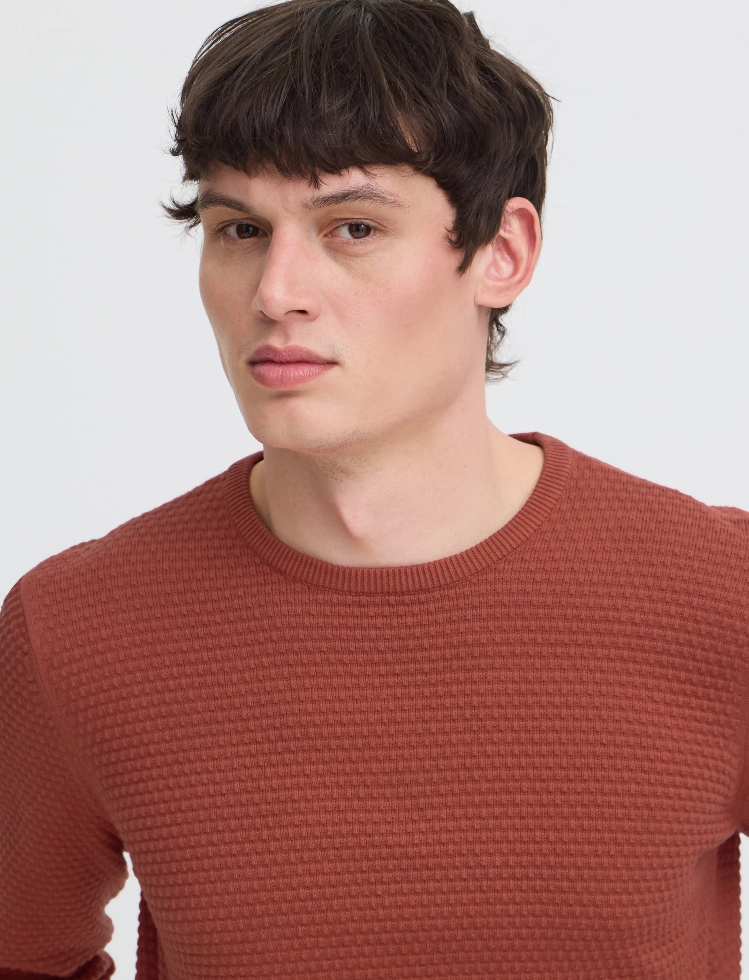 Blend - BHREDHILL CREWNECK - rundhalsad - cinnabar - 4