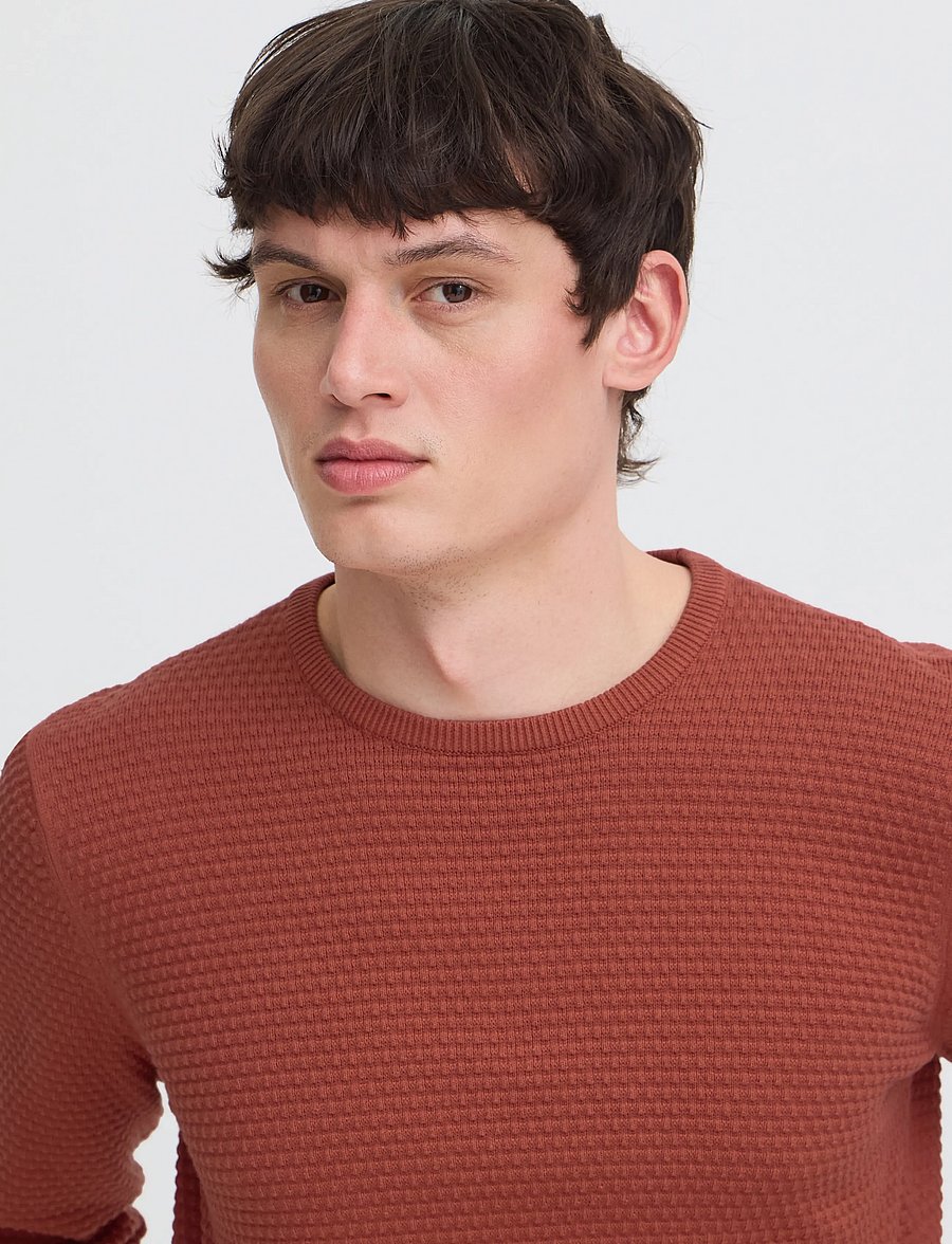 Blend - BHREDHILL CREWNECK - rundhals - cinnabar - 4