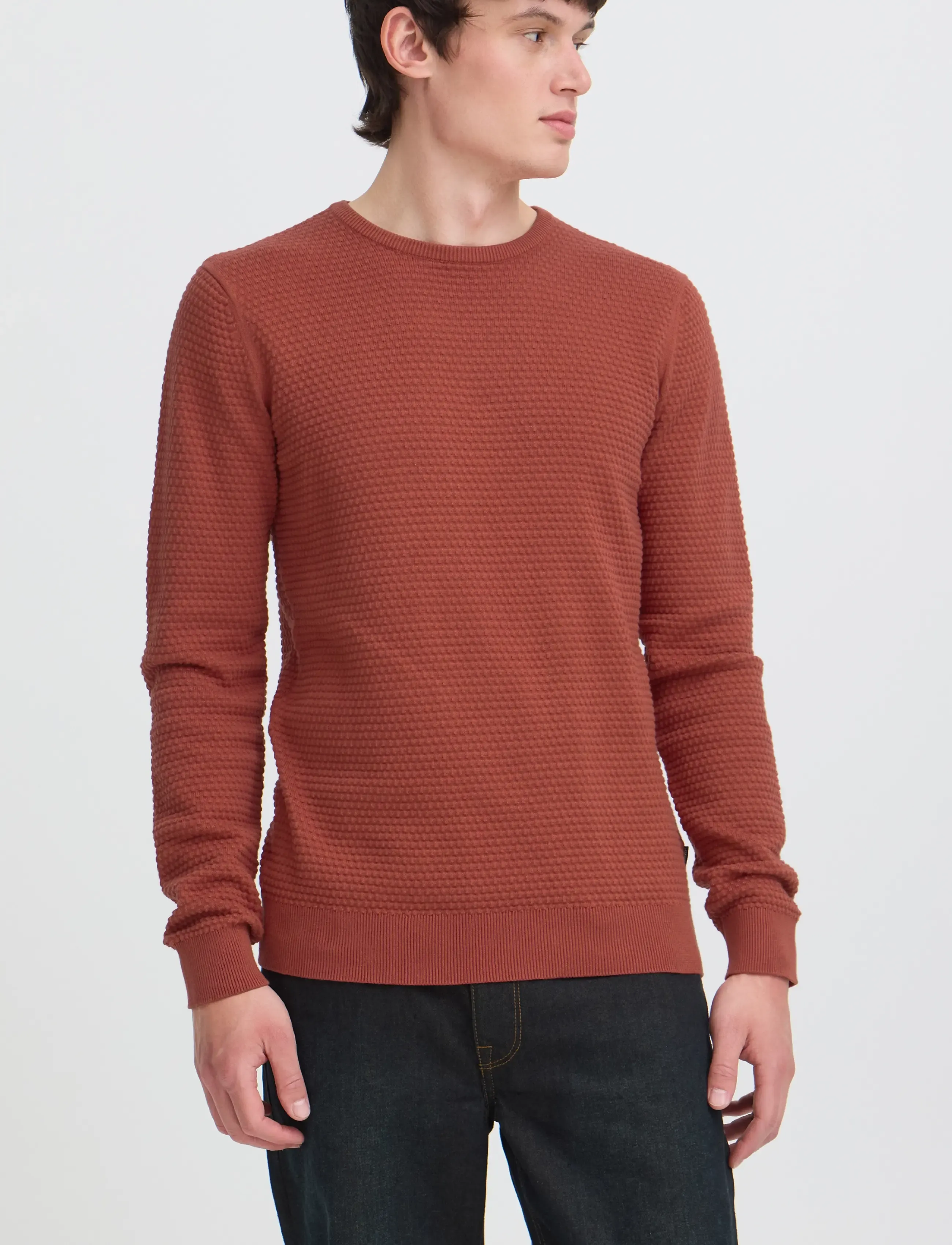 Blend - BHREDHILL CREWNECK - rundhalsad - cinnabar - 5