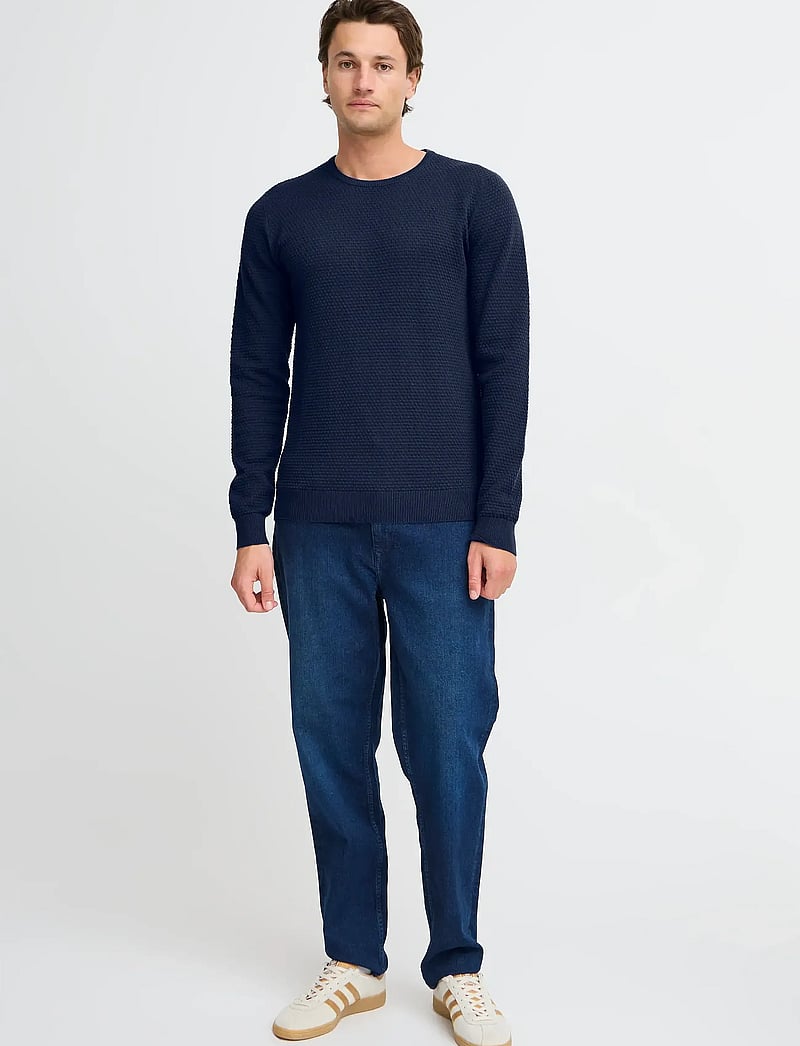 Blend - BHREDHILL CREWNECK - rundhalsad - dress blues - 0
