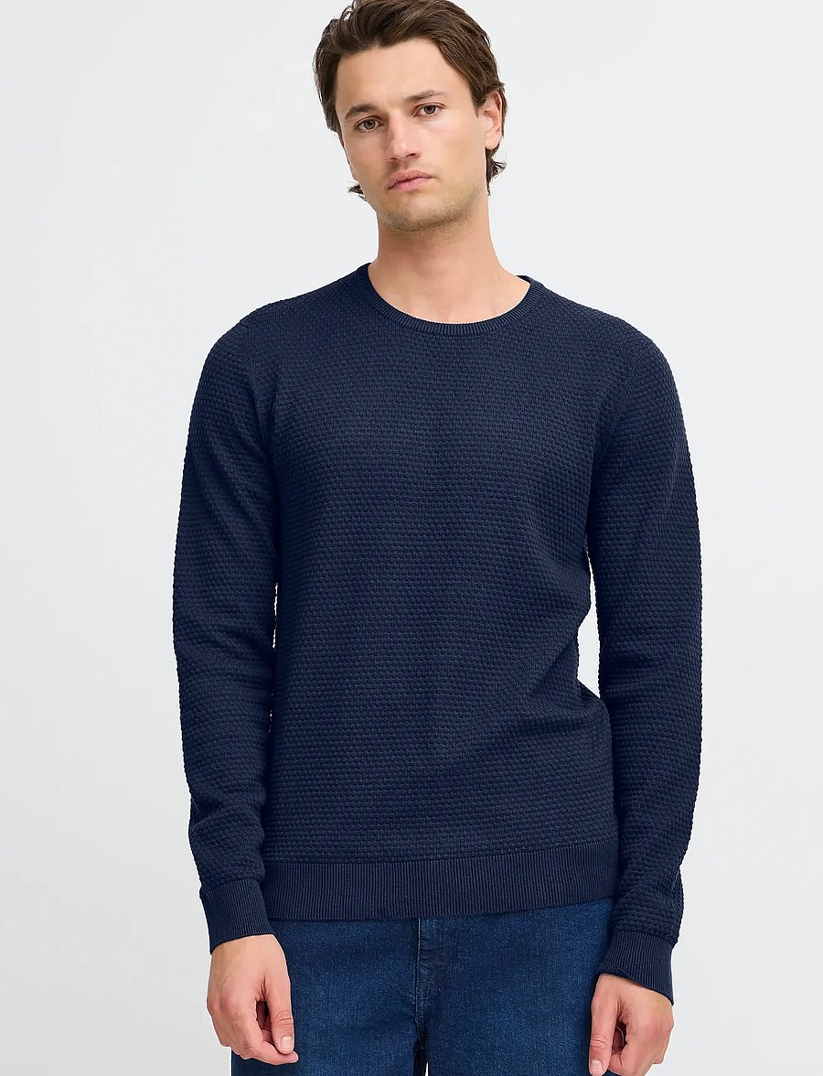 Blend - BHREDHILL CREWNECK - rundhals - dress blues - 3