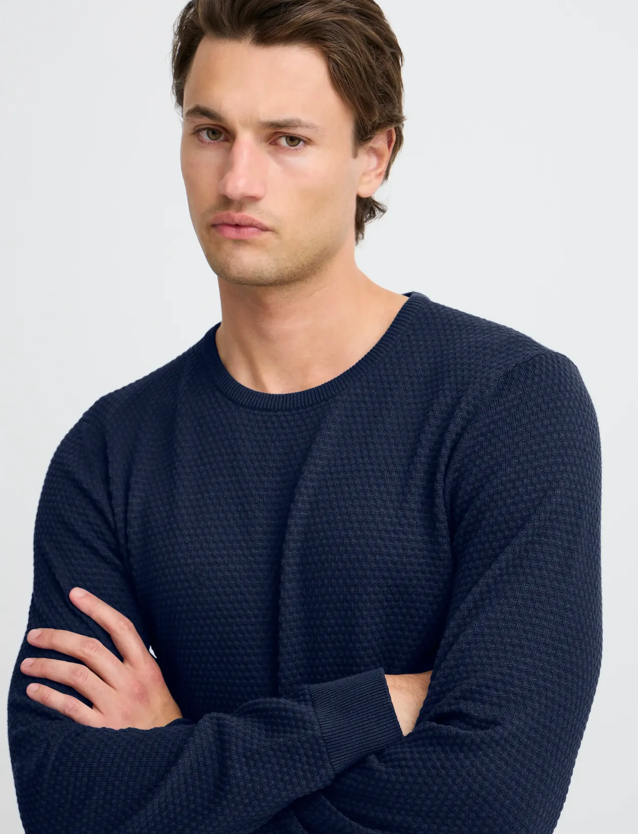 Blend - BHREDHILL CREWNECK - rundhalsad - dress blues - 5