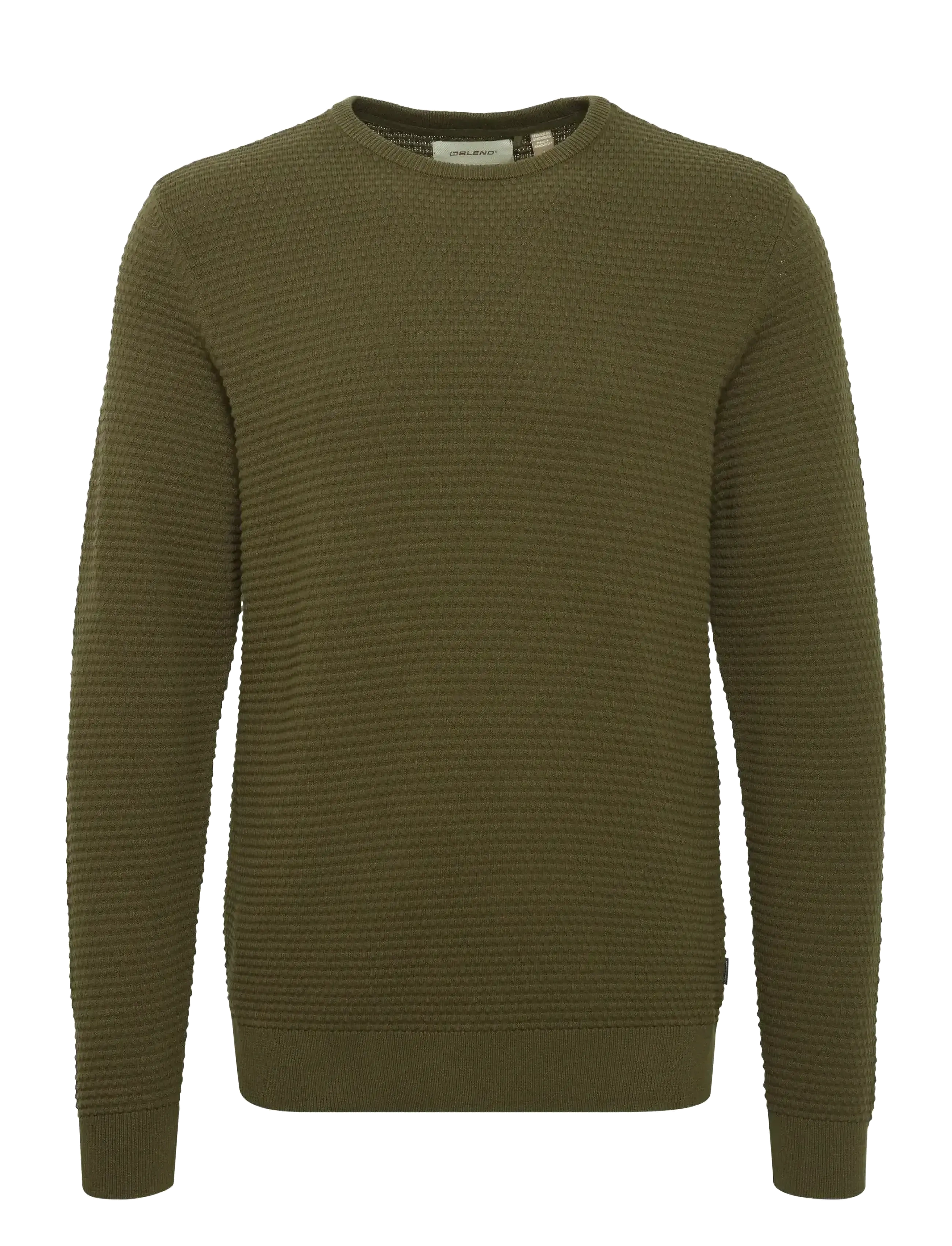 BLEND Bhredhill Crew Neck Knit Noos Grün - M - Herren
