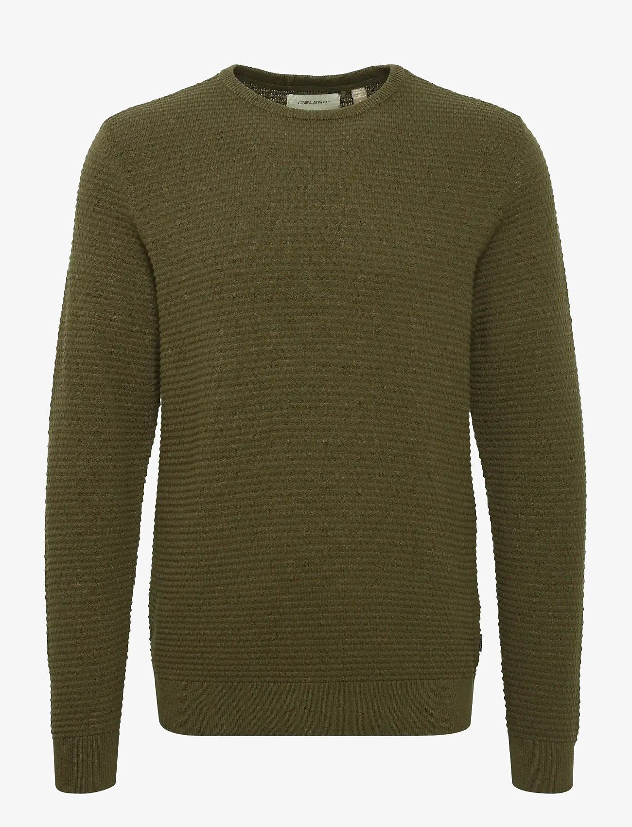 Blend - BHREDHILL CREWNECK - Ümmarguse kaelusega kudumid - forest night - 1