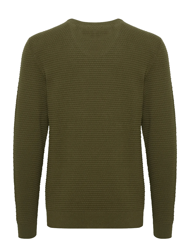 Blend - BHREDHILL CREWNECK - Ümmarguse kaelusega kudumid - forest night - 2
