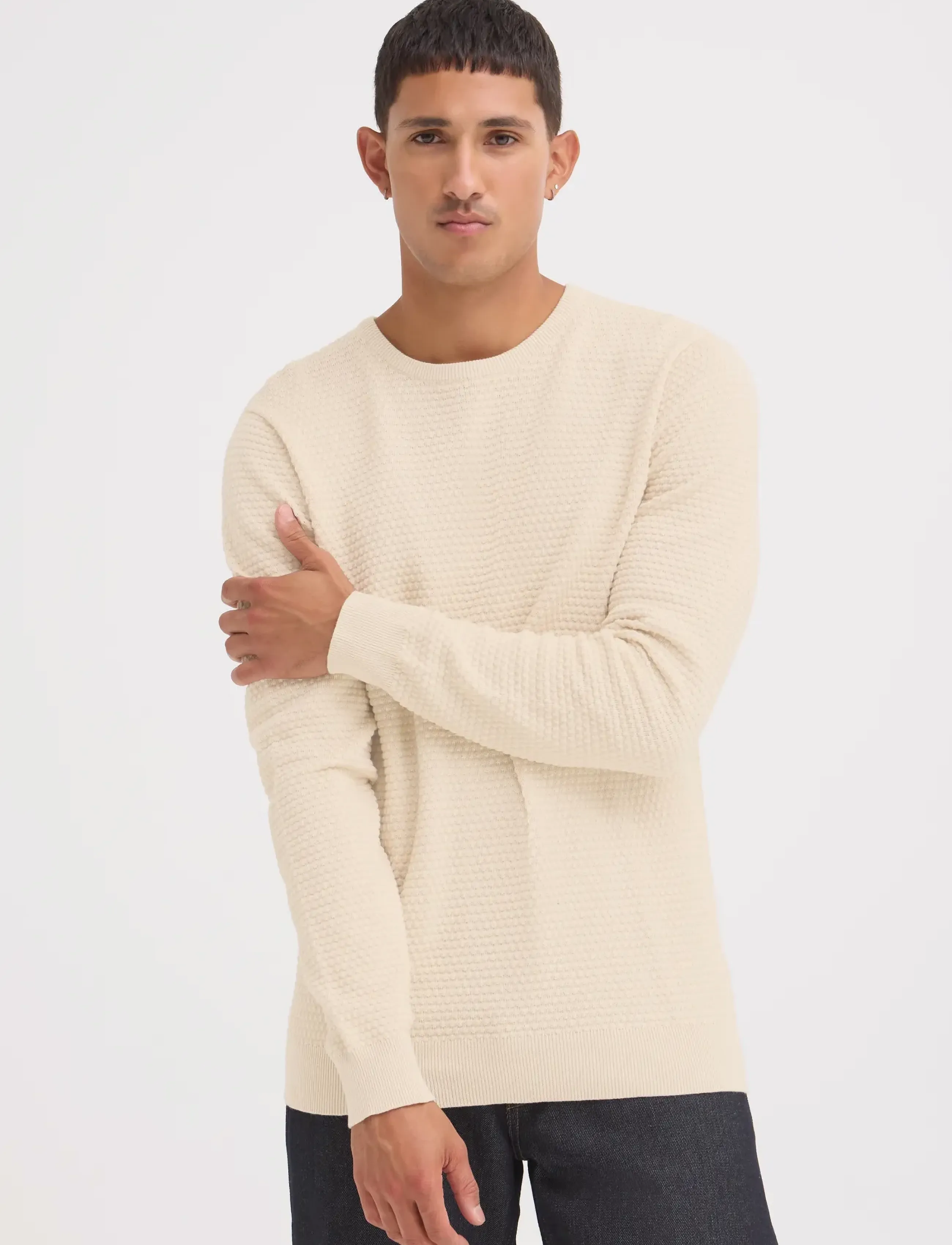 Blend - BHREDHILL CREWNECK - Ümara kaelusega - oyster gray - 5