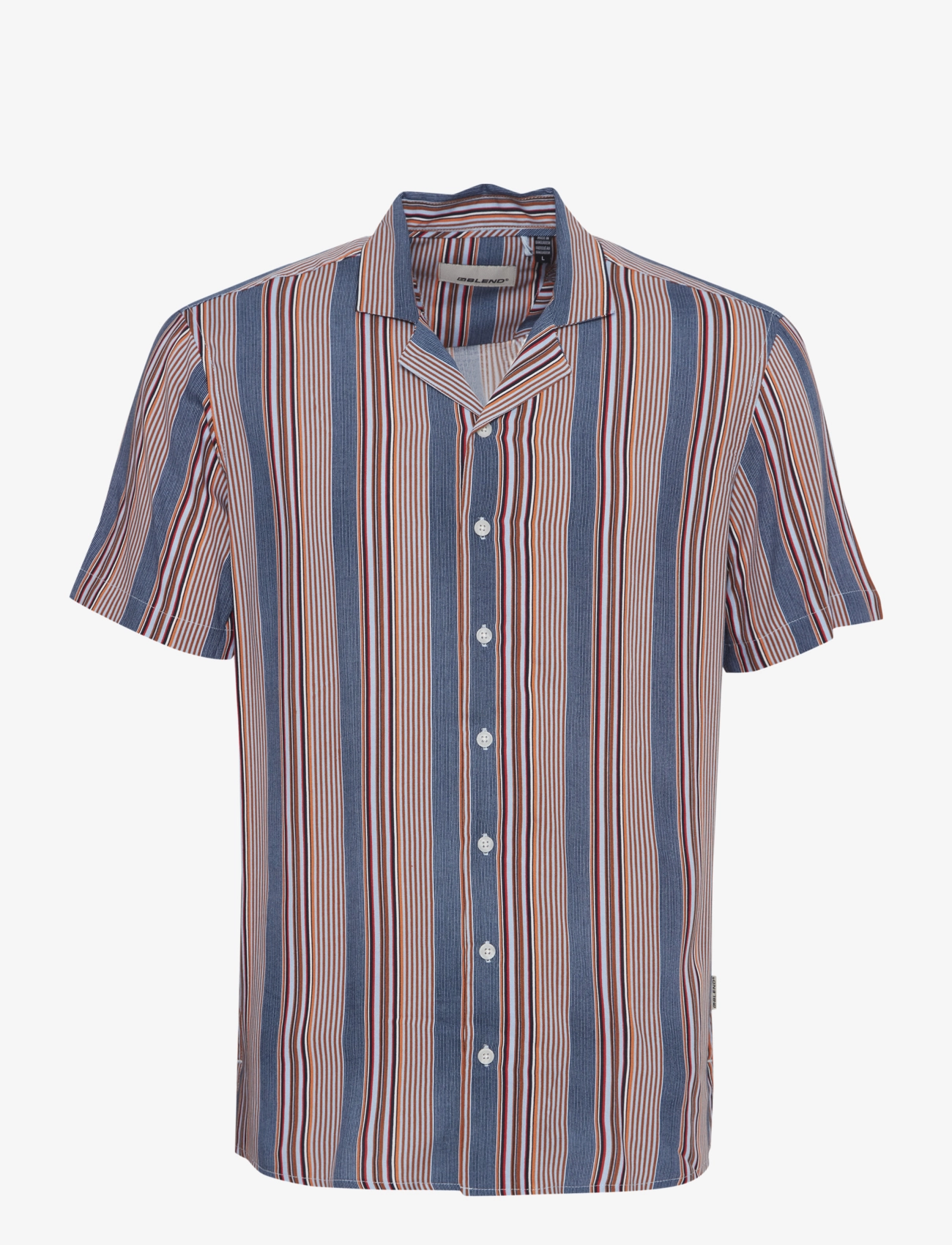 Blend Shirt, S, Shirts, Blau - Short-sleeved, Männerswear