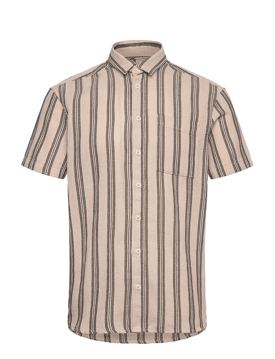 Blend - BHANDI Shirt - polos en tricot - bleached sand - 1