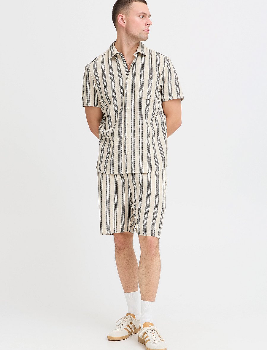 Blend - BHANDI Shirt - polos en tricot - bleached sand - 0