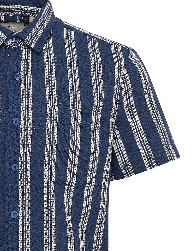 Blend - BHANDI Shirt - stickade pikéer - dress blues - 5