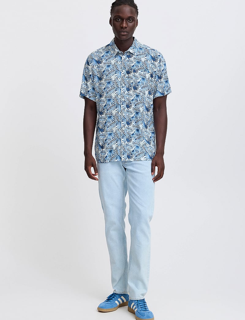 Blend - BHADIM Shirt - kurzarmhemden - dress blues - 0