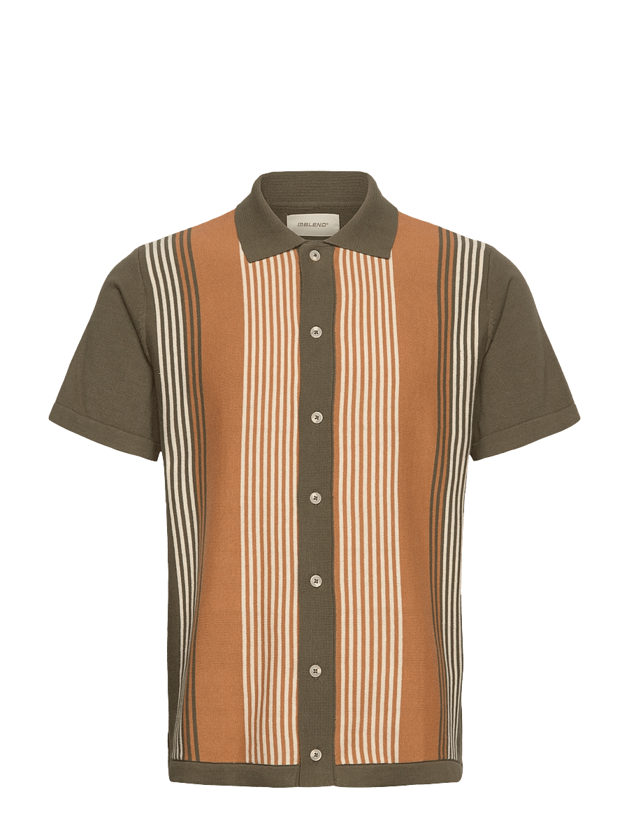 Blend - BHALBUS Polo knit - olive night - 1