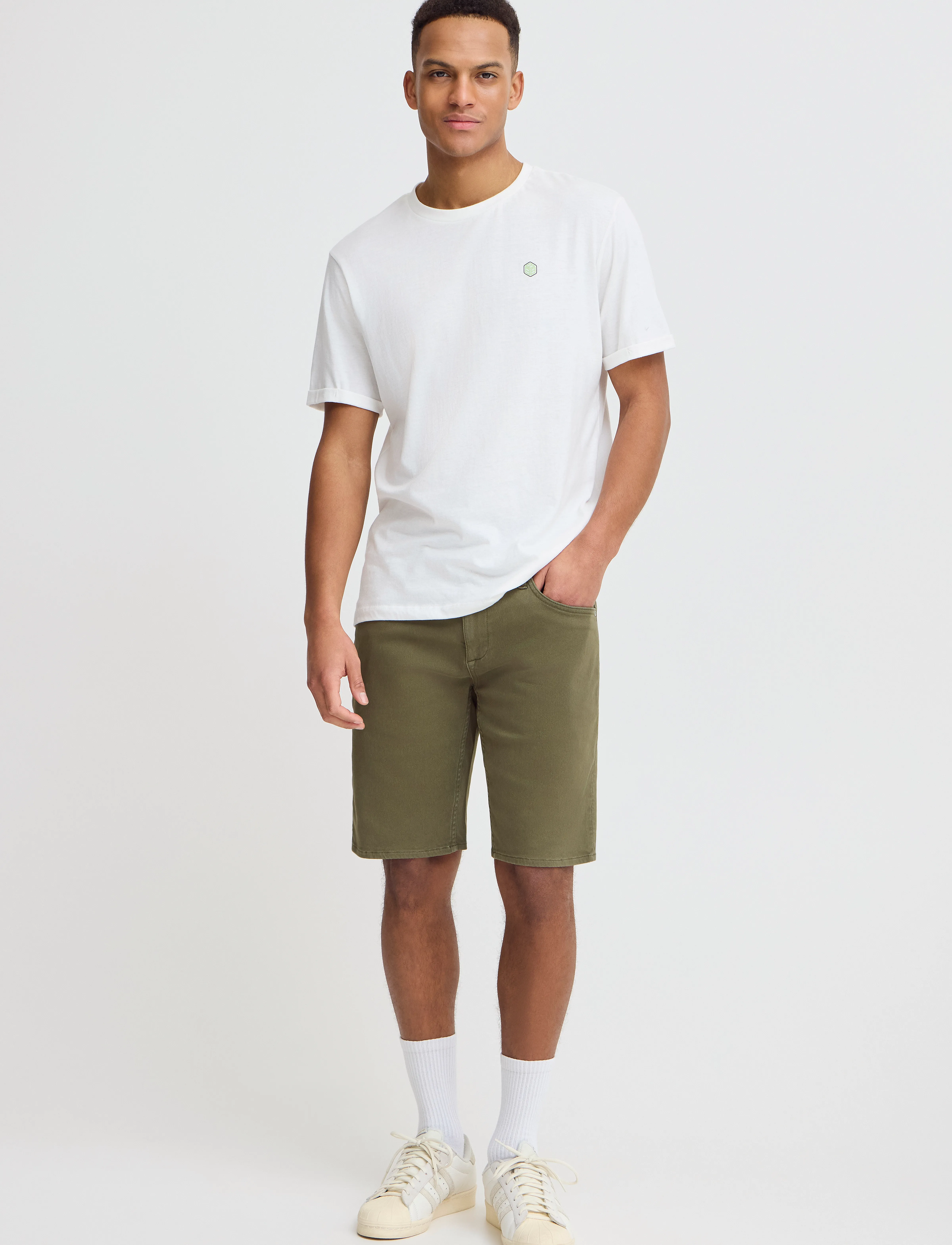 Blend BHTWISTER-Denimshorts-Jogg - Looks for less - OLIVE NIGHT / green