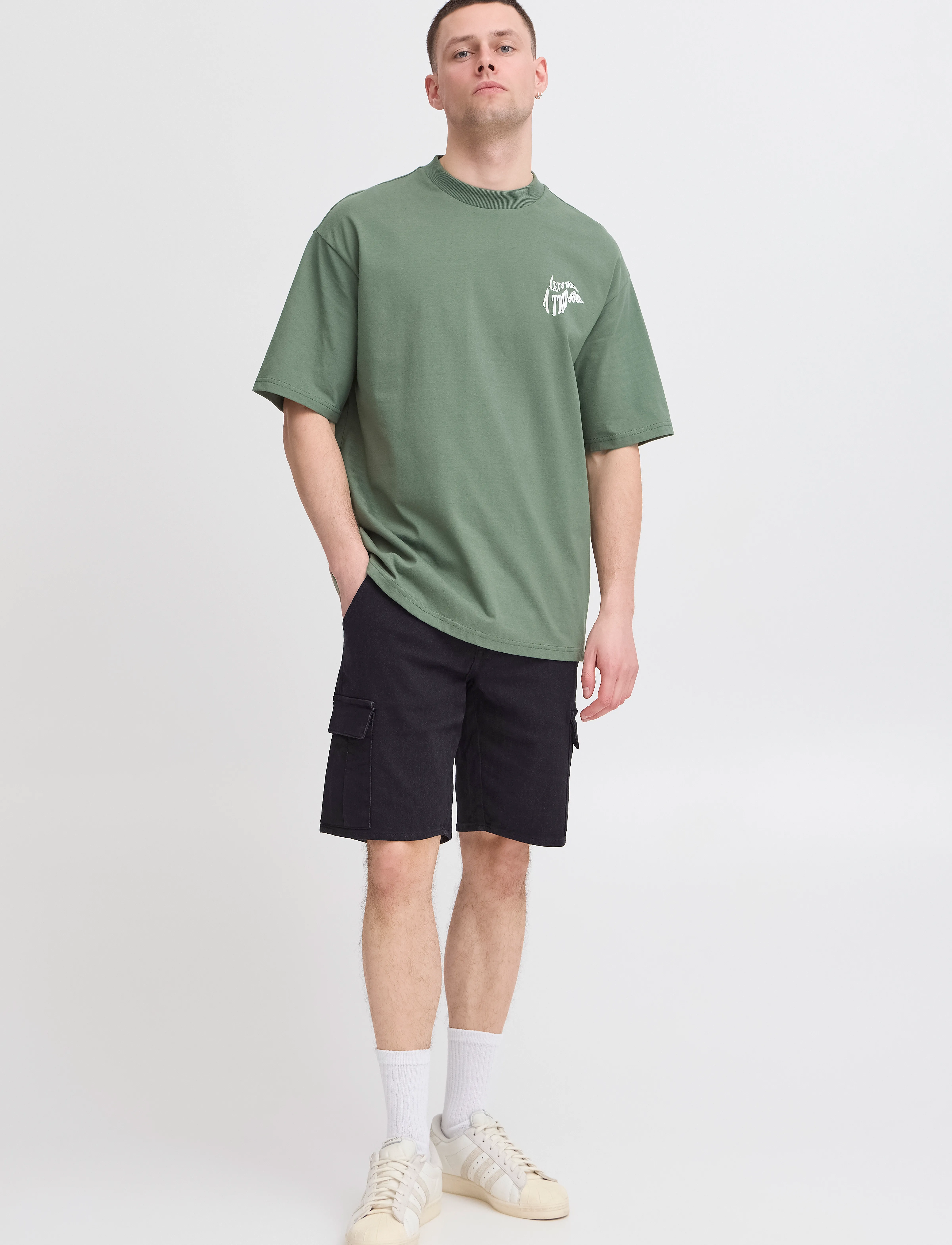 Blend Bhblizzard-Denimshorts-Jogg, S, Black, Shorts > Denim, Herre