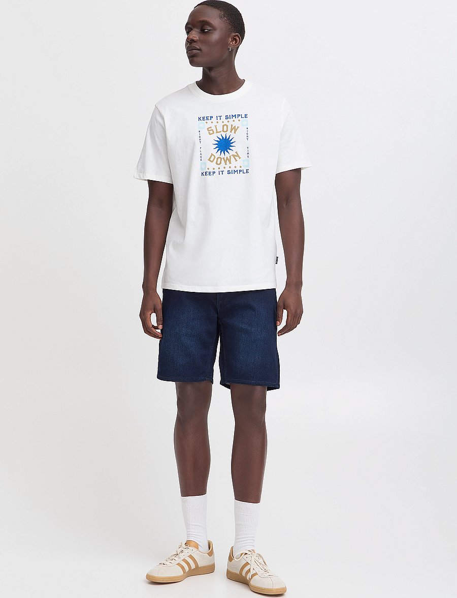 Blend - BHTWISTER-Denimshorts-Jogg - short en jean - denim dark blue - 0