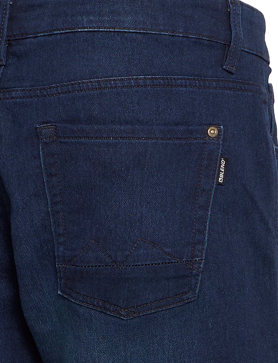 Blend - BHTWISTER-Denimshorts-Jogg - short en jean - denim dark blue - 5