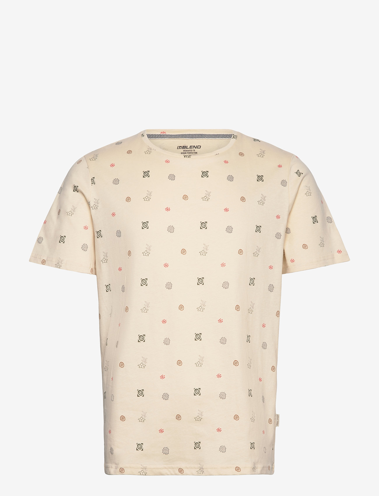 Blend - BHJAEL tee - herbstliche kleidung - bleached sand - 0