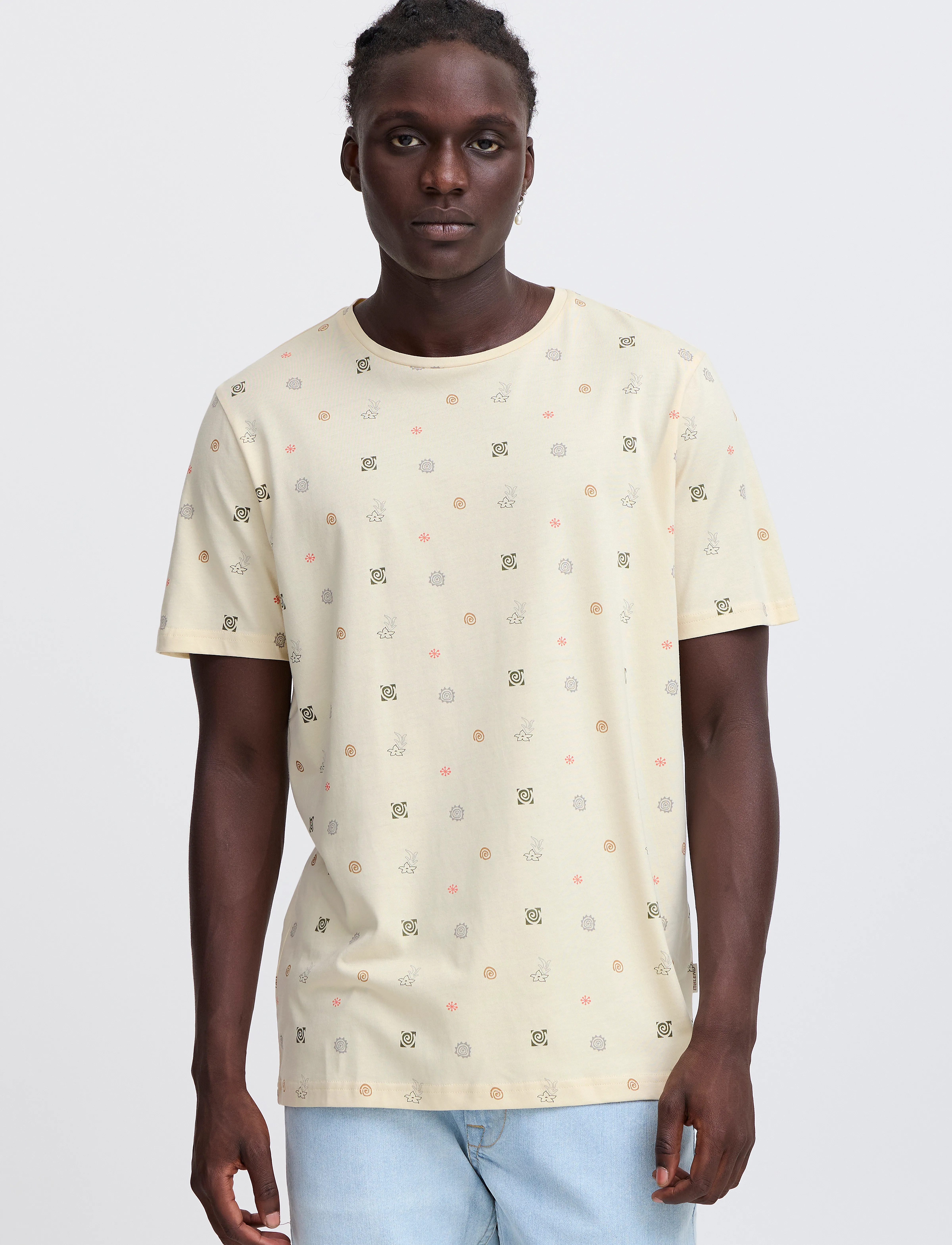 Blend - BHJAEL tee - bleached sand - 4