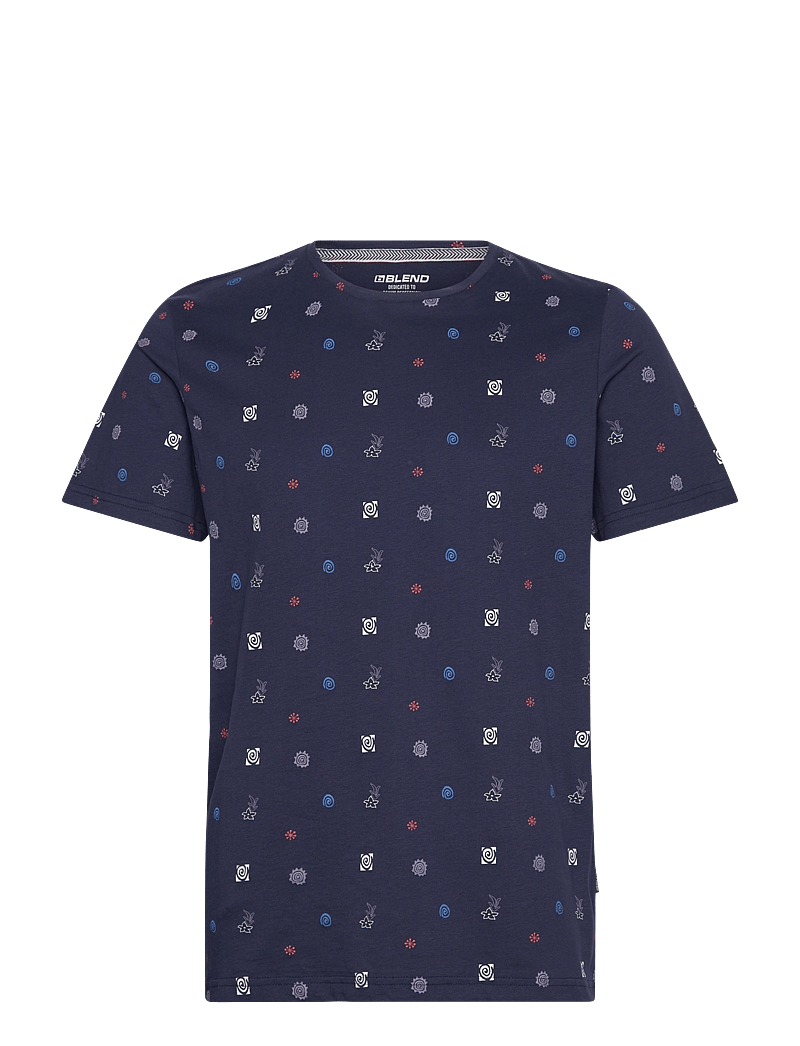 Blend - BHJAEL tee - kurzärmelig - dress blues - 1