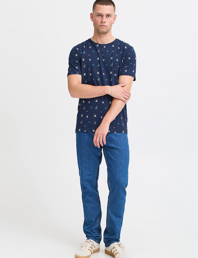 Blend - BHJAEL tee - kurzärmelig - dress blues - 0