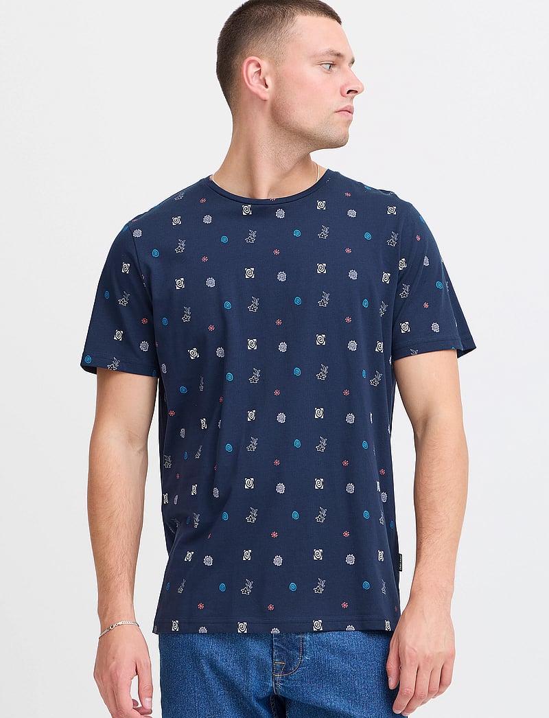 Blend - BHJAEL tee - kurzärmelig - dress blues - 4