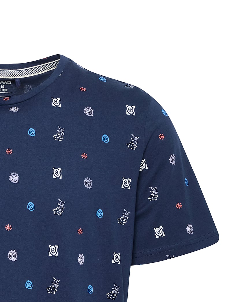 Blend - BHJAEL tee - kurzärmelig - dress blues - 5