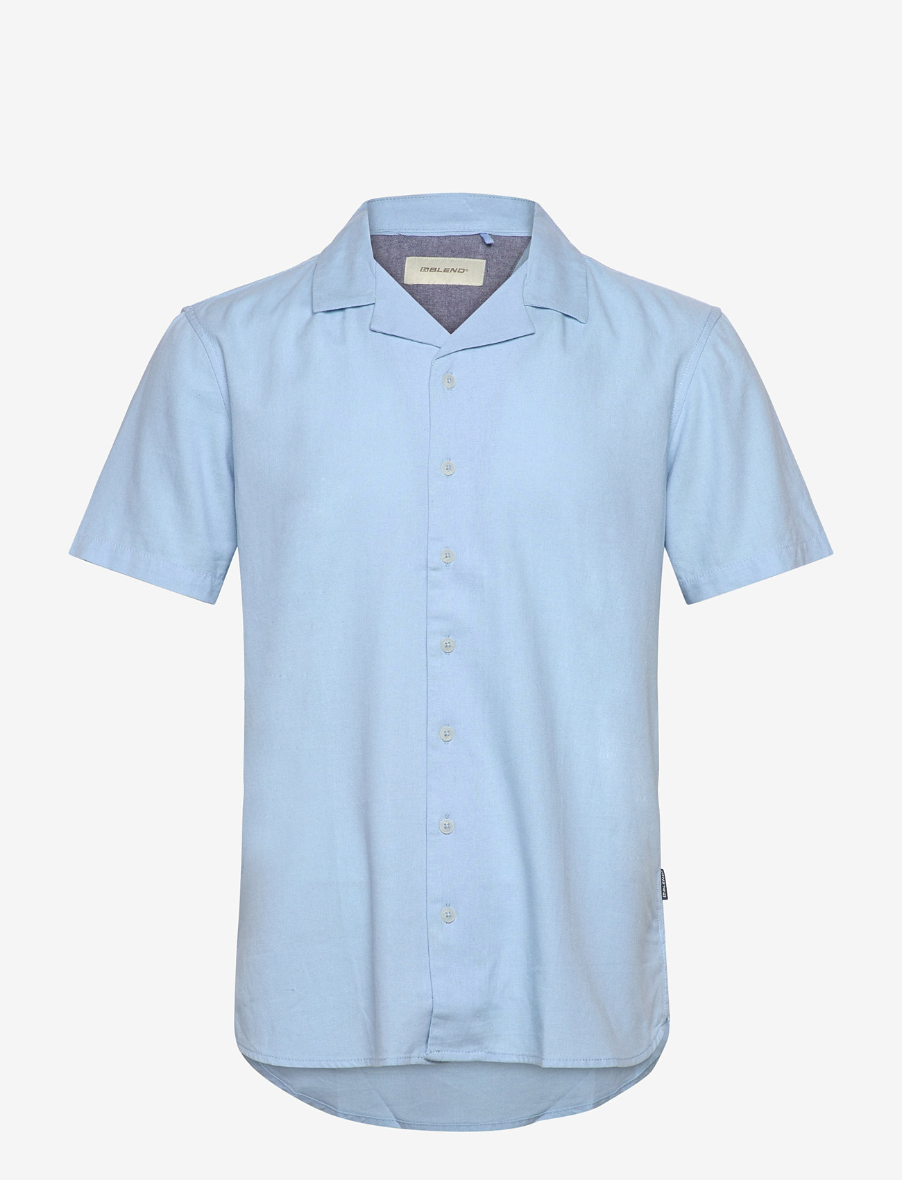 Blend - BHBOBBY Shirt cuba - linneskjortor - blue bell - 0