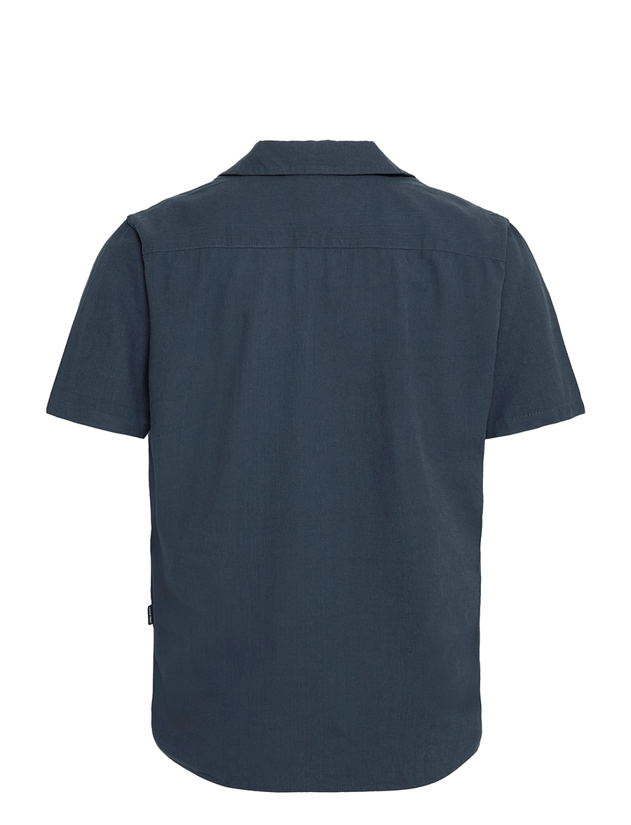 Blend - BHBOBBY Shirt cuba - leinenhemden - dress blues - 2