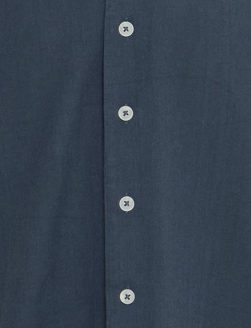 Blend - BHBOBBY Shirt cuba - chemises de lin - dress blues - 5