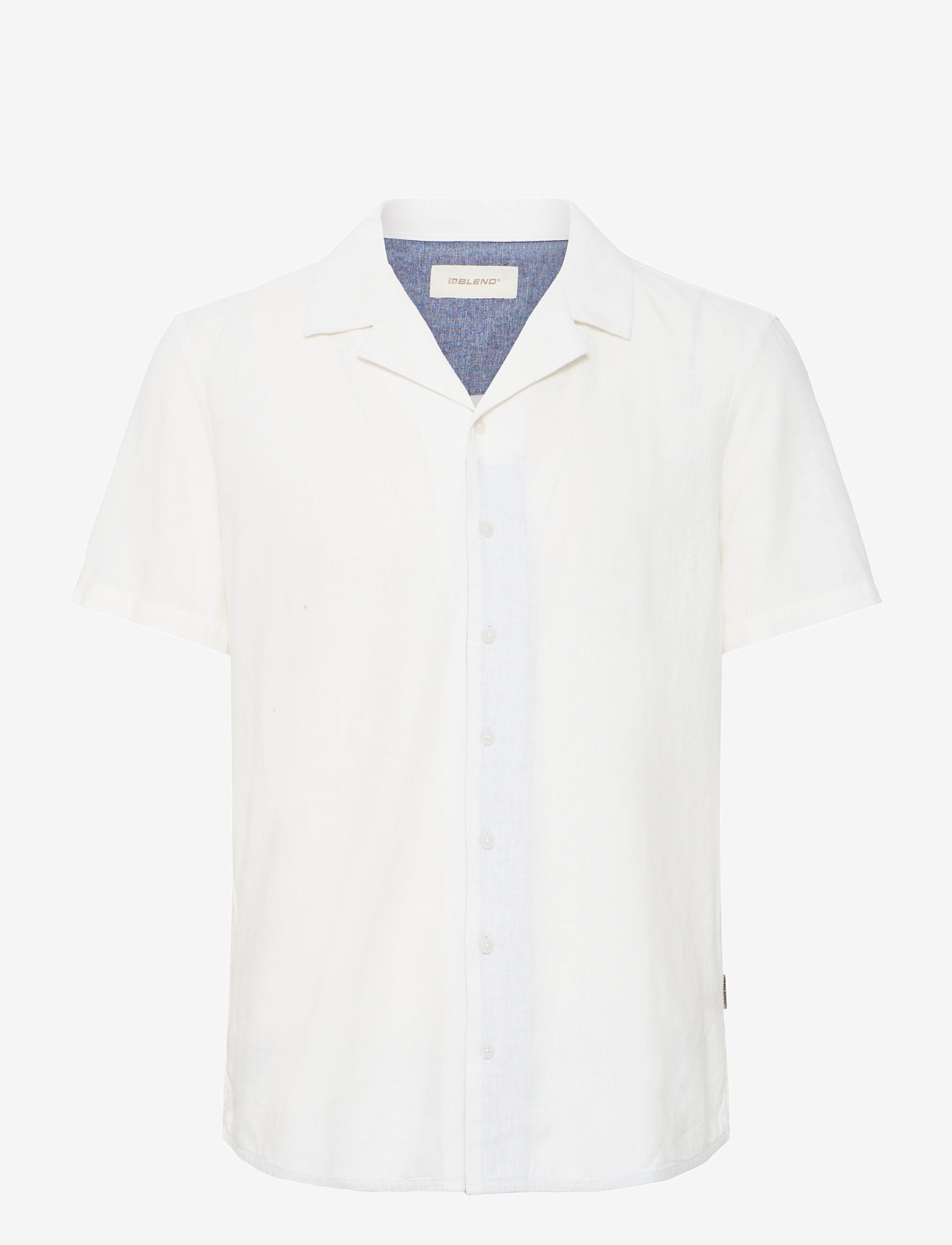 Blend - BHBOBBY Shirt cuba - linneskjortor - snow white - 1