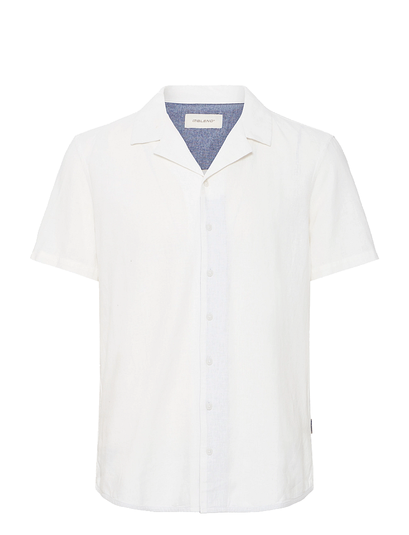 Blend - BHBOBBY Shirt cuba - linneskjortor - snow white - 1