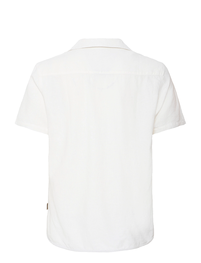 Blend - BHBOBBY Shirt cuba - linneskjortor - snow white - 2