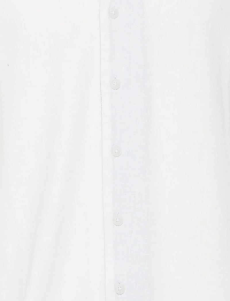 Blend - BHBOBBY Shirt cuba - linneskjortor - snow white - 5