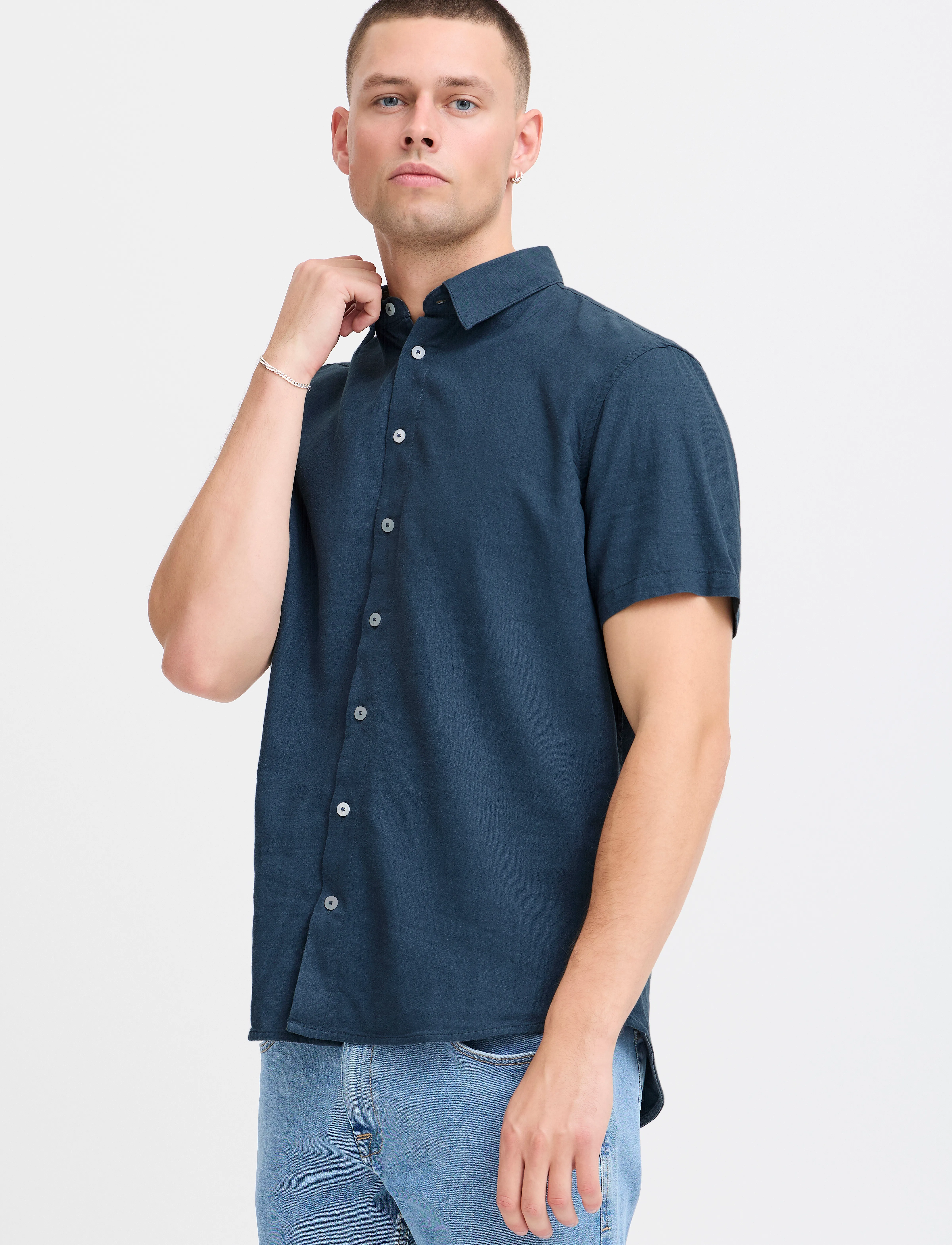 Blend - BHBOBBY Shirt ss - dress blues - 4