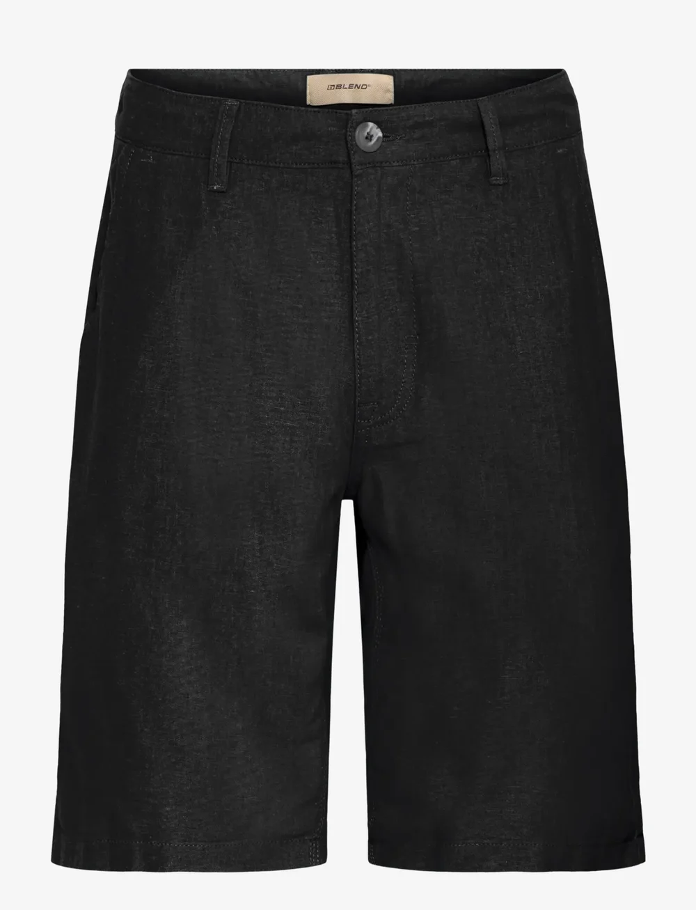 Blend - BHBILLY Shorts - leinen-shorts - black - 1