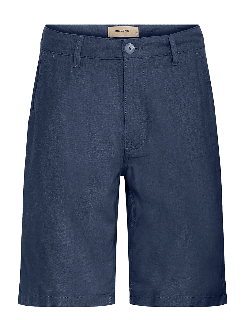 Blend - BHBILLY Shorts - linneshorts - dress blues - 1