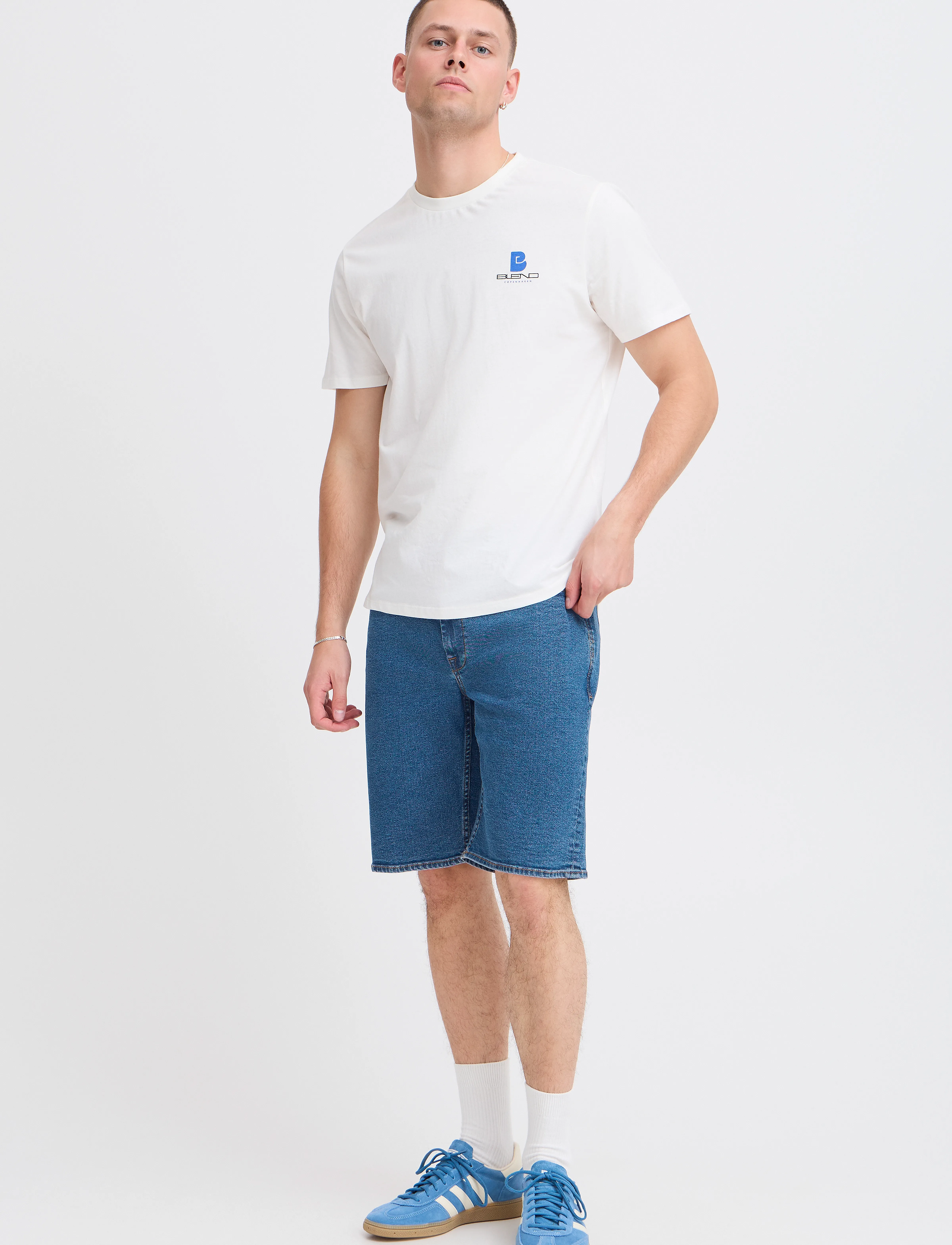 Blend Bhtwister Denimshorts, Mænd, Denim Shorts, Blå, Str: S