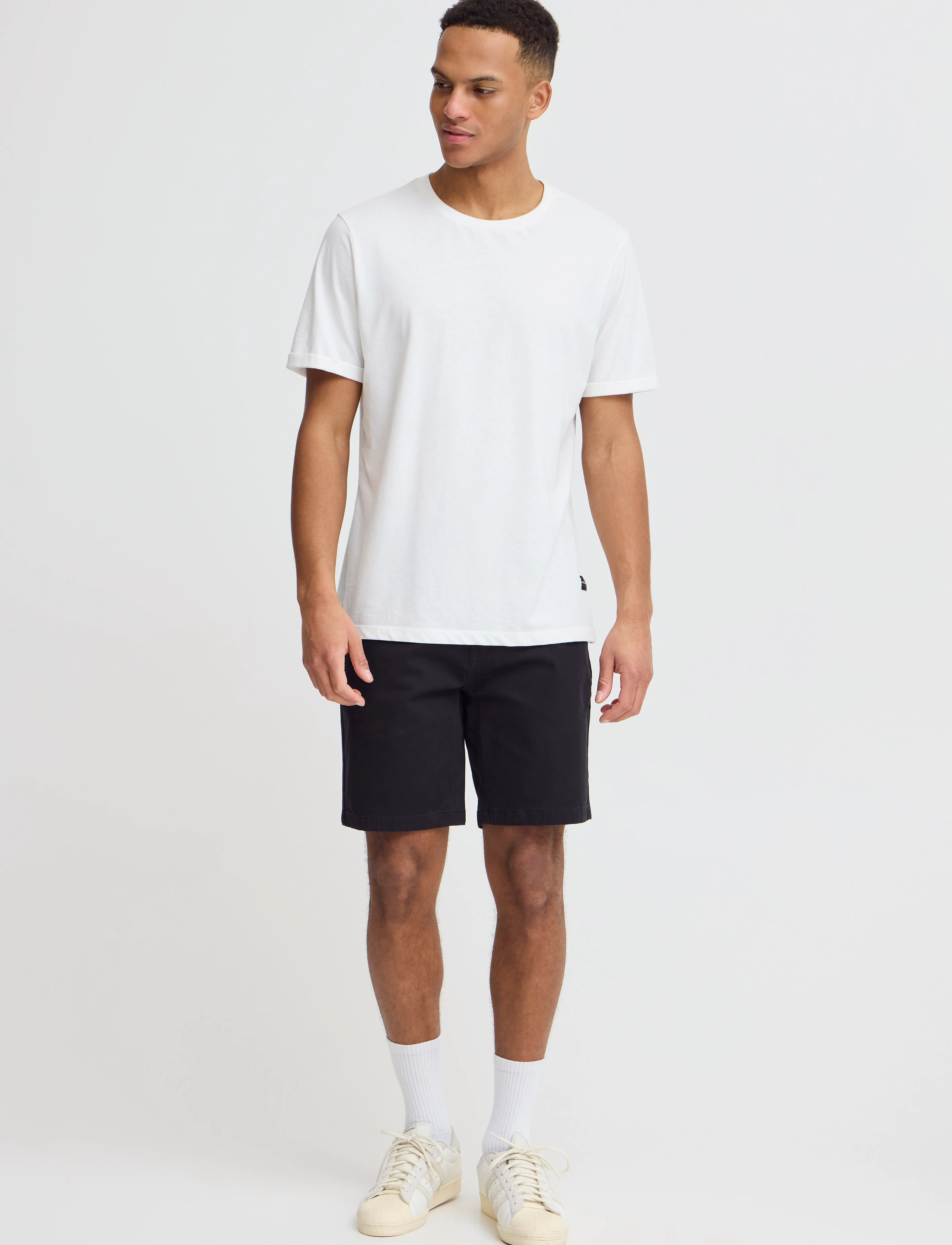 Blend BHEDNAN twill shorts - Looks for less - BLACK / black