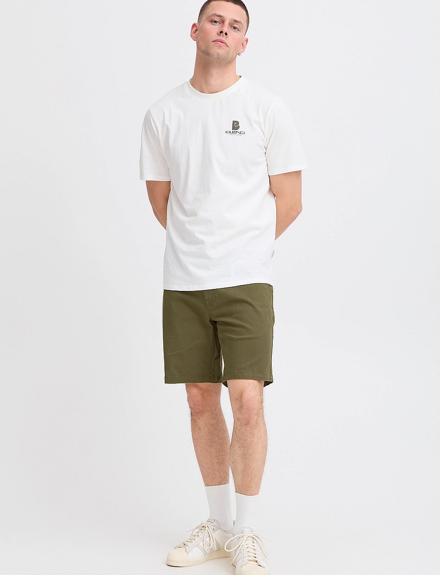 Blend - BHEDNAN twill shorts - chinos shorts - olive night - 0
