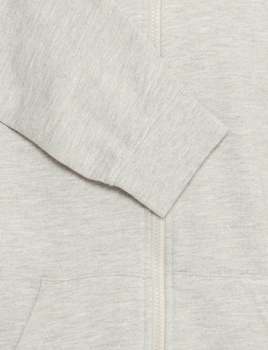 Blend - BHBRODY Sweatshirt zipp hood - stone mix - 4