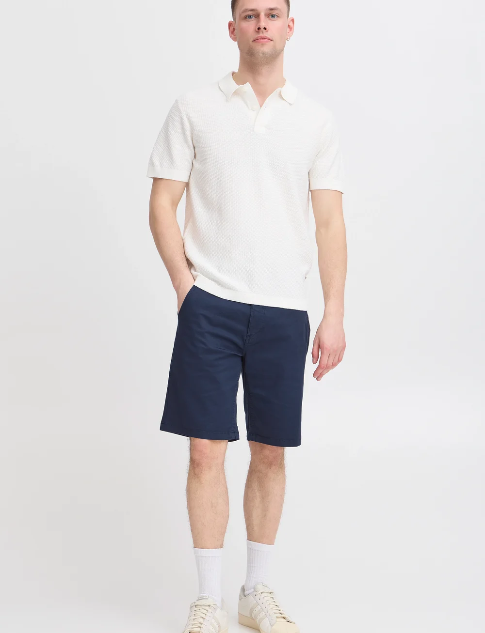 Blend - BHMASON-shorts - chinos shorts - dress blues - 0