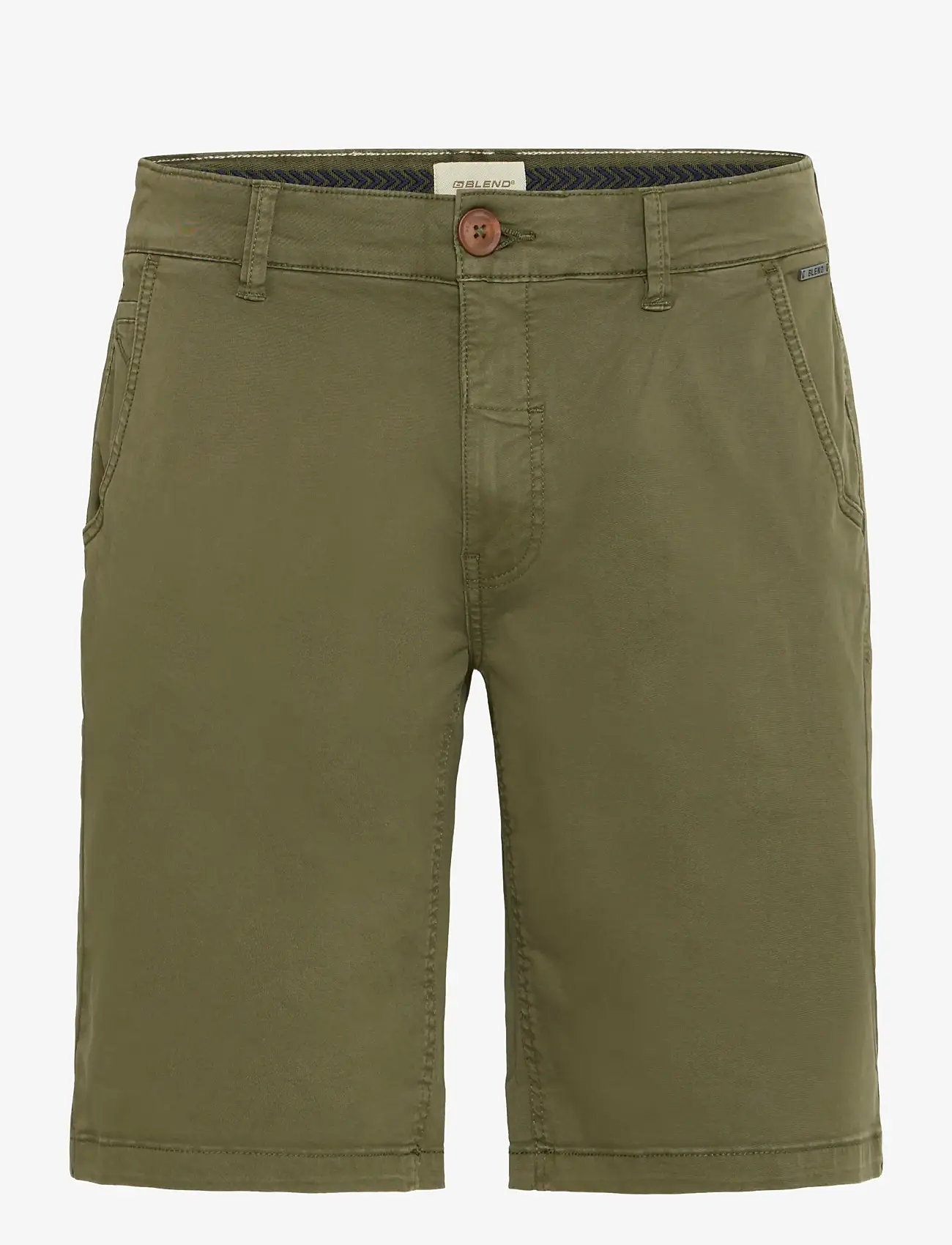 Blend - BHMASON-shorts - chinos shorts - olive night - 1