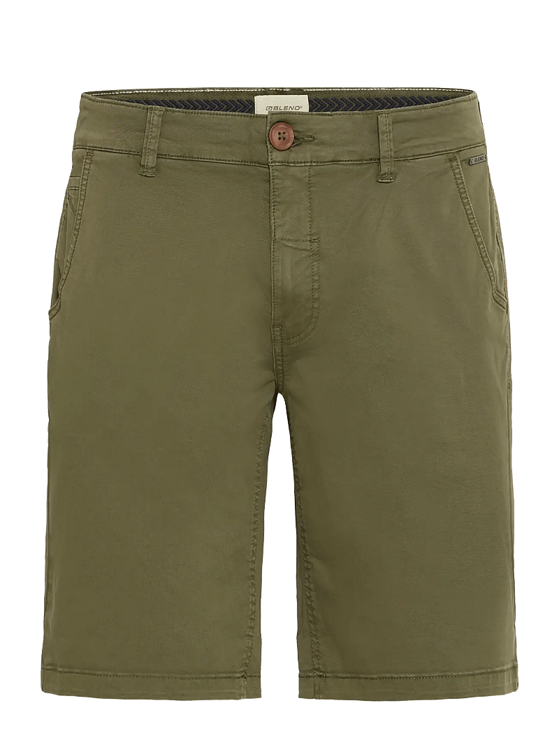 Blend - BHMASON-shorts - chinos shorts - olive night - 1