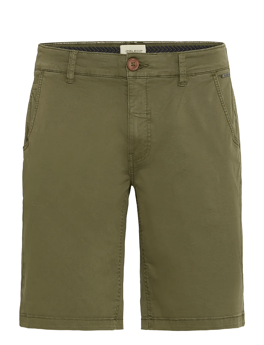 Blend - BHMASON-shorts - chinos shorts - olive night - 1