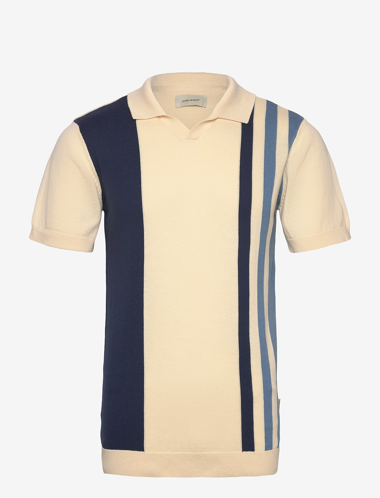 Blend - BHATLAS Polo knit - bleached sand - 0
