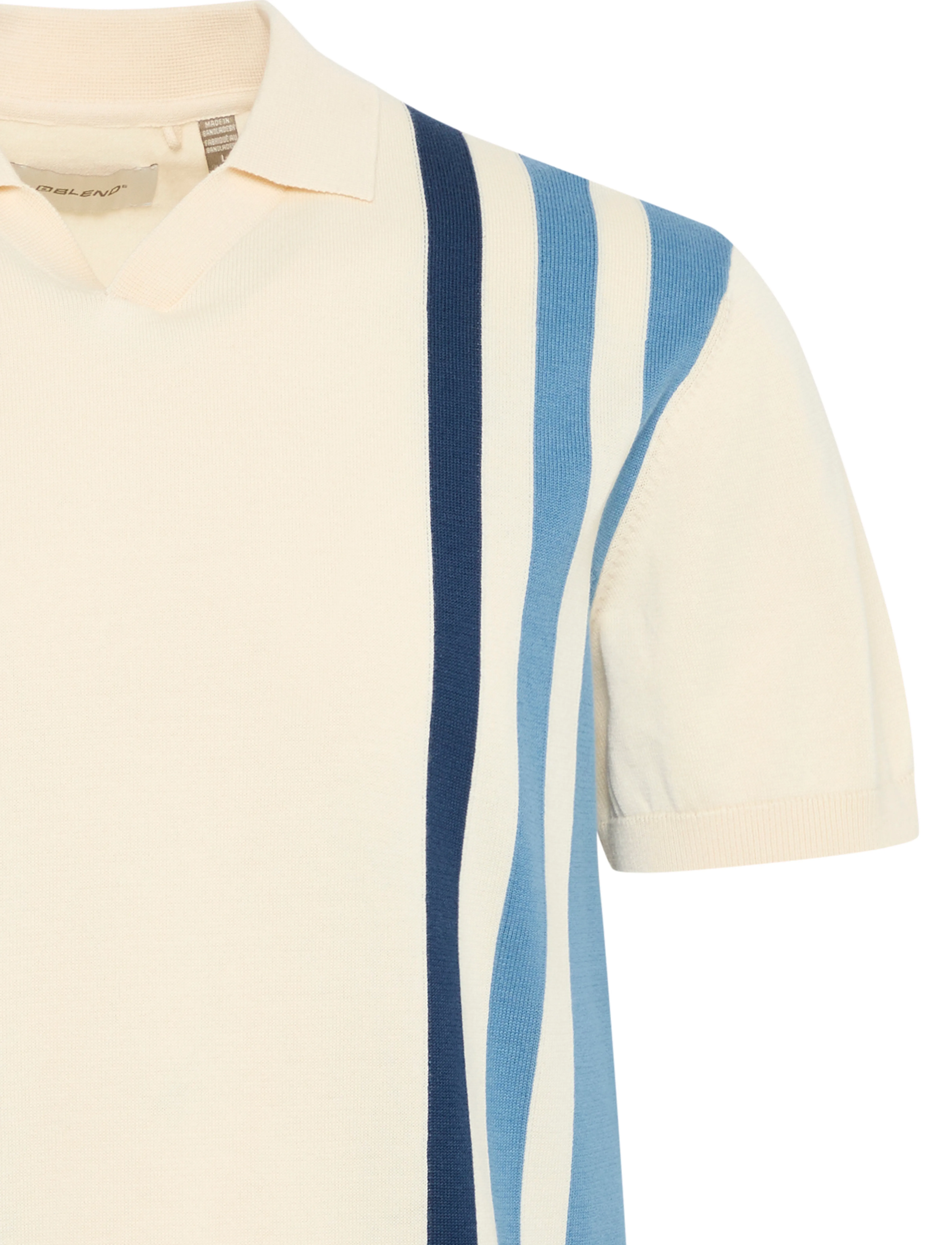 Blend - BHATLAS Polo knit - bleached sand - 5