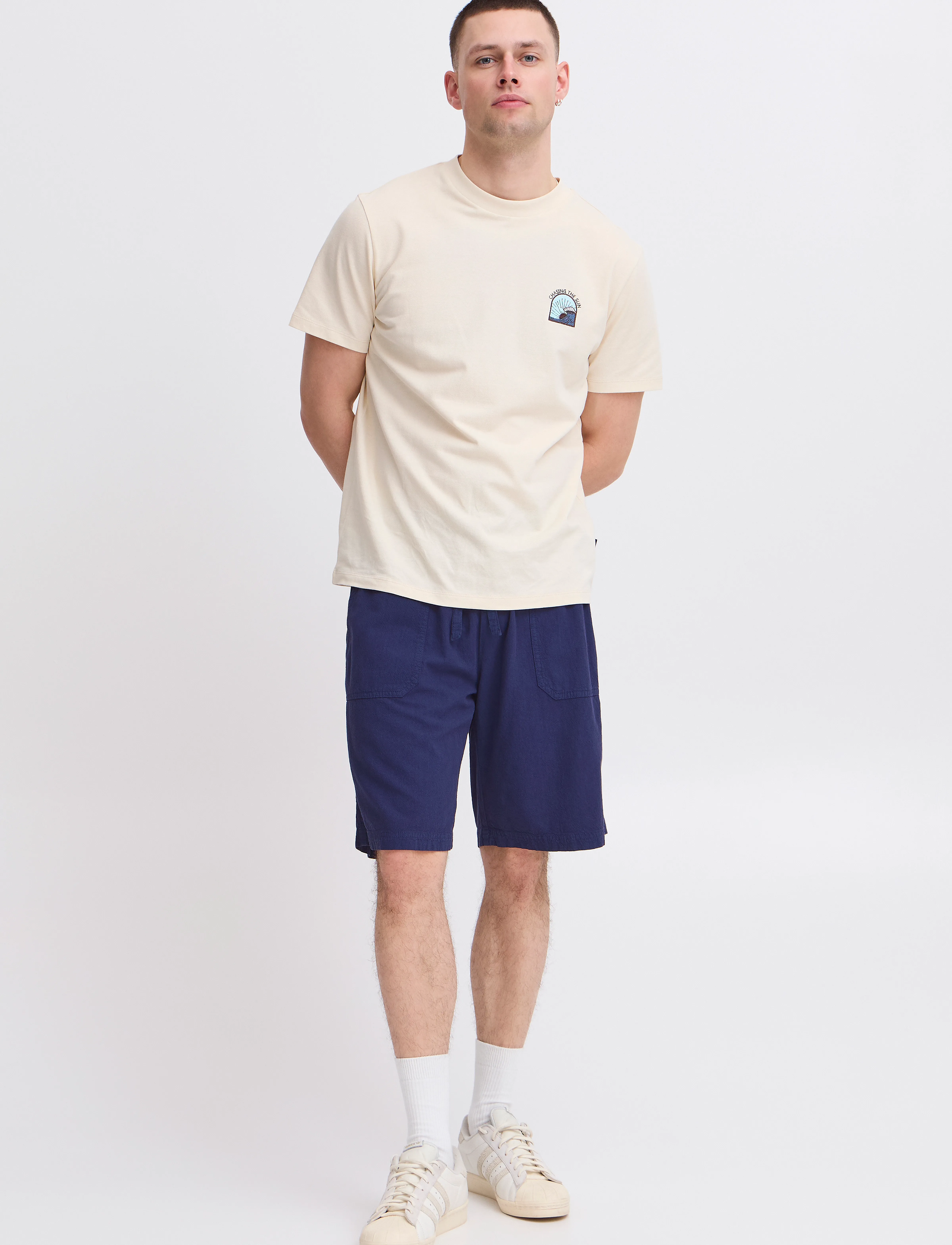 Blend - BHMORGAN Shorts - short décontracté - dress blues - 0